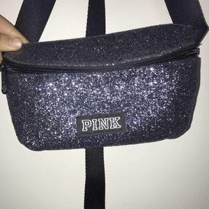 VS PINK Glitter fanny pack